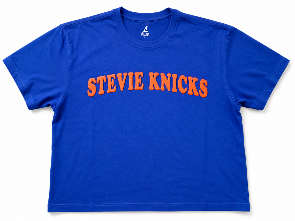 Stevie Knicks Puff Print Crop