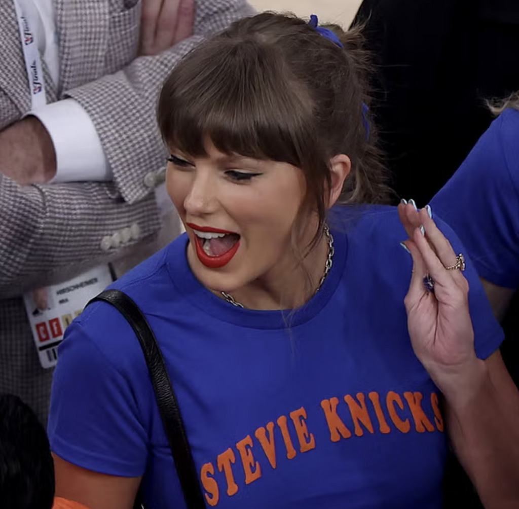 Stevie Knicks Puff Print Crop